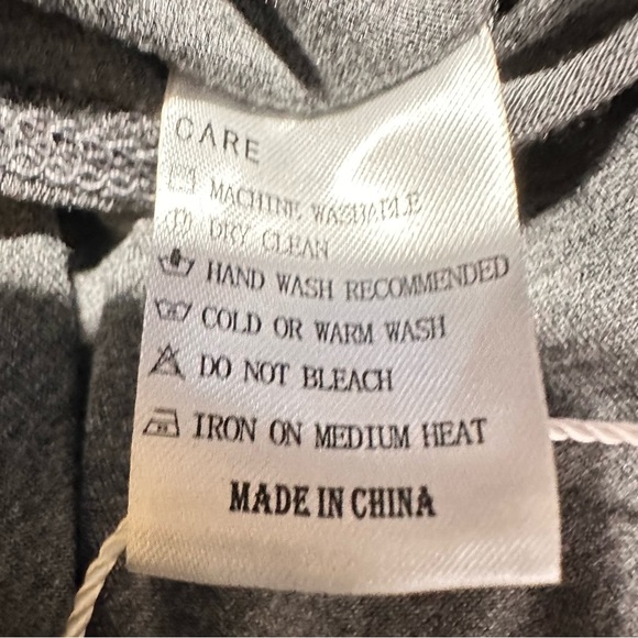 MangoPop Turtle Neck Long Sleeve Bodysuit Top Heather Grey Size XL - Picture 10 of 11